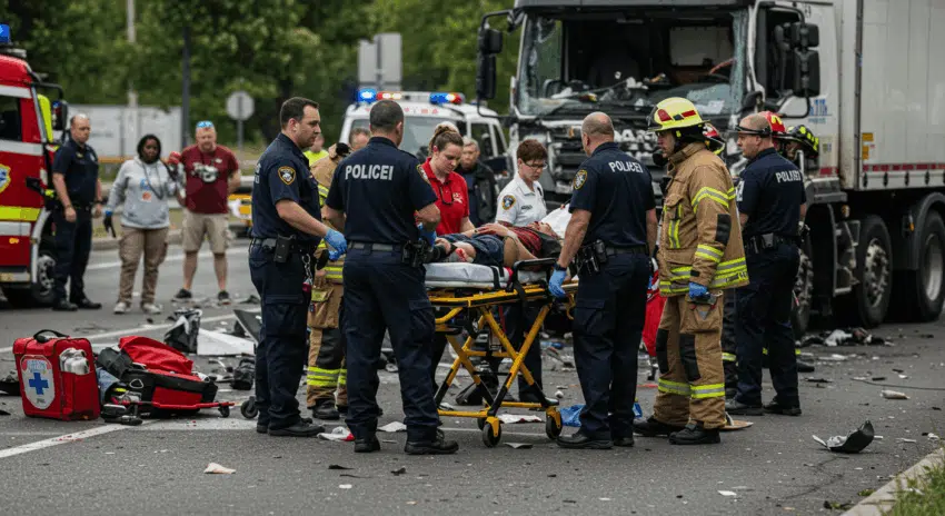 Injuries in Truck Accident