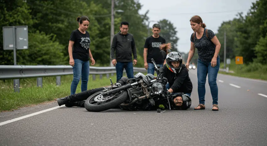 Motorcycle Injured Rider