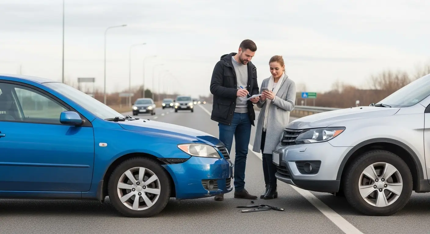 exchanging information after an accident