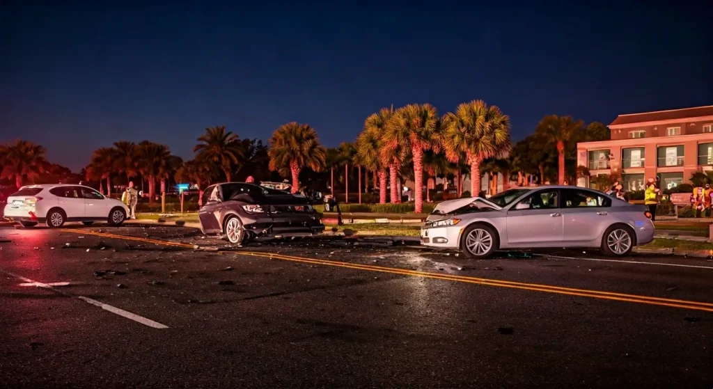 Car accident settlement paperwork illustrating average Florida settlement amounts by injury severity