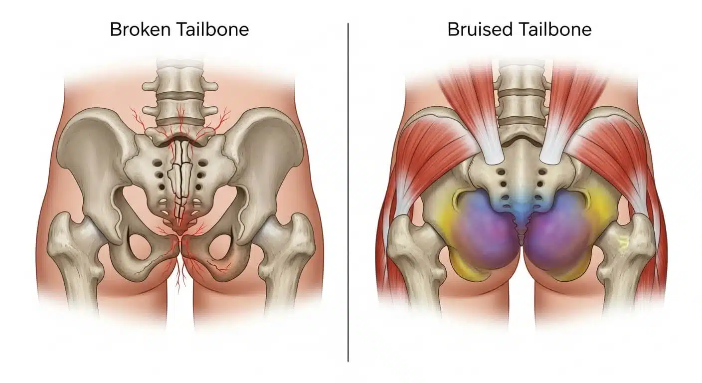 Broken vs Bruised Tailbone: What’s the Difference?